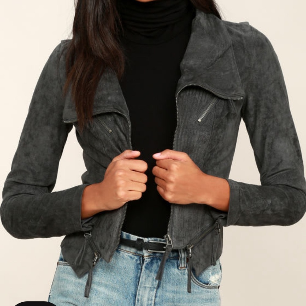 Lulu’s Vegan Suede Moro Jacket Small